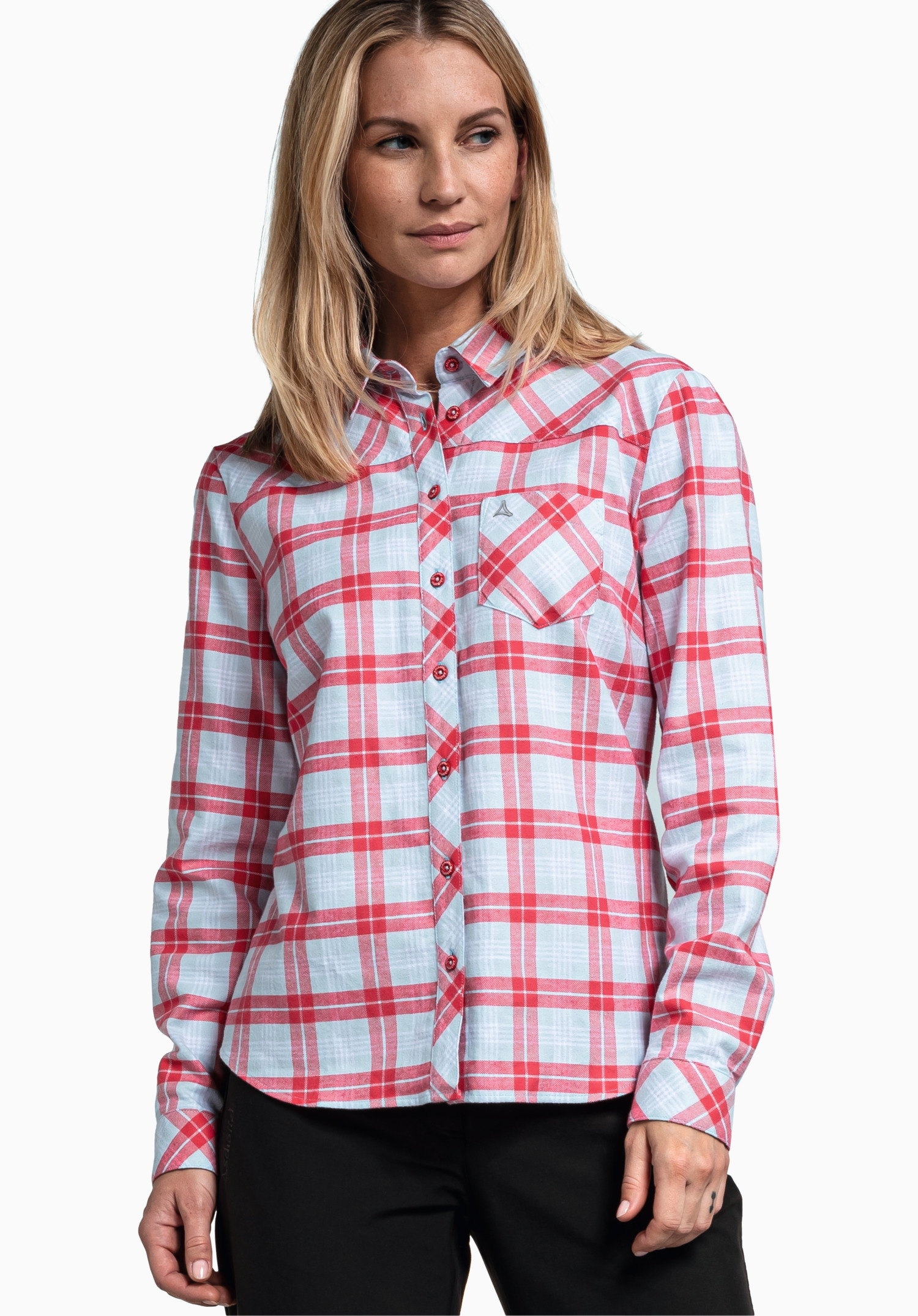 Mode Hemden Langarmhemden Schöffel Outdoorbluse Wanderhemd  Bluse von Sch\u00f6ffel Gr 40 in Pink neuwiertig 